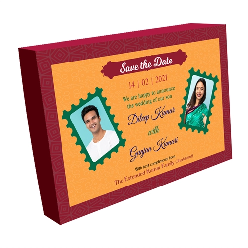 Wedding Announcement Gift Box 6 S + 1 L Compartments